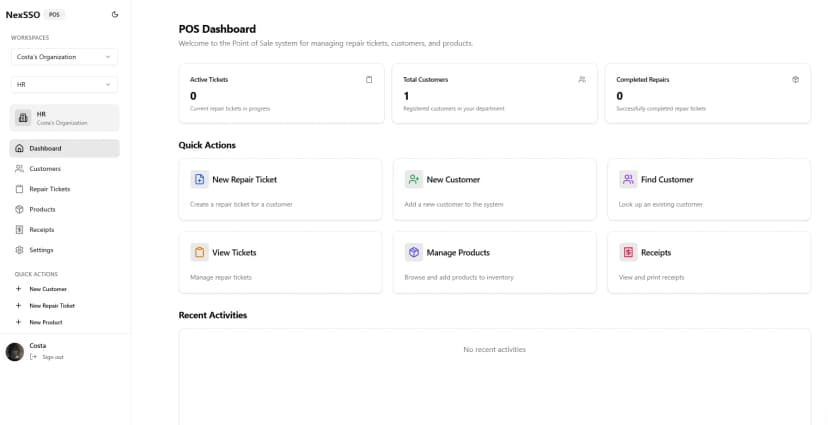 Support Dashboard Preview